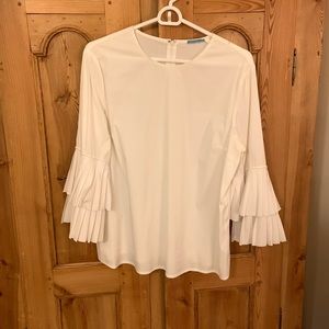 J McLaughlin White Blouse